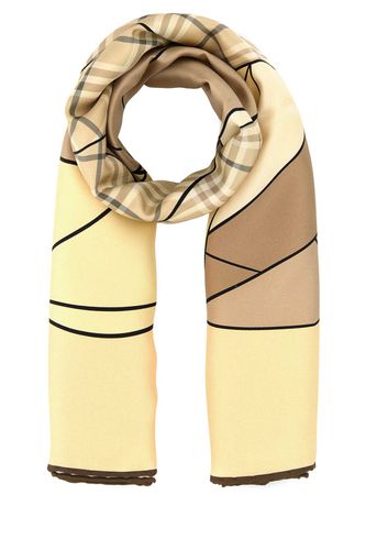 Burberry Printed Silk Foulard - Burberry - Modalova