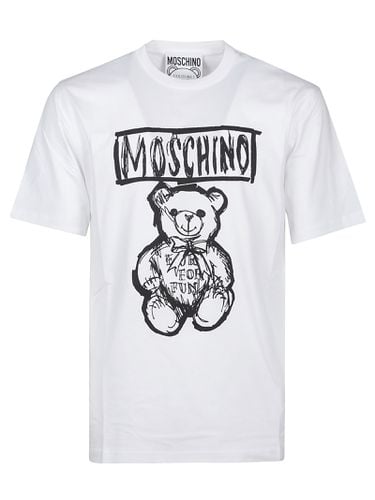 Moschino Teddy Bear Print T-shirt - Moschino - Modalova