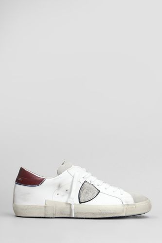 Prsx Low Sneakers In Suede And Leather - Philippe Model - Modalova