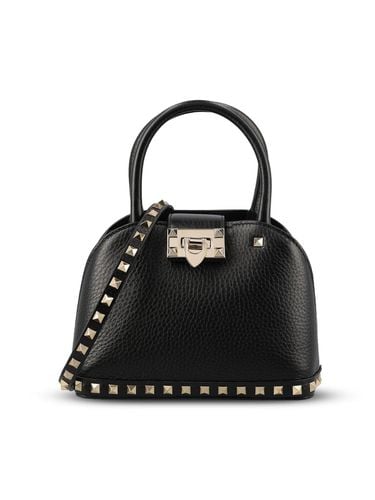 Garavani Rockstud Foldover Top Tote Bag - Valentino Garavani - Modalova