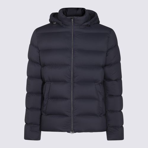 Herno Blue Down Jacket - Herno - Modalova