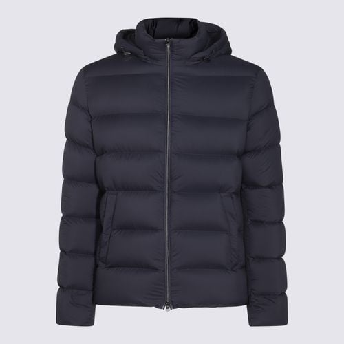 Herno Blue Down Jacket - Herno - Modalova