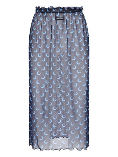 Marine Serre moon Mesh Midi Skirt - Marine Serre - Modalova