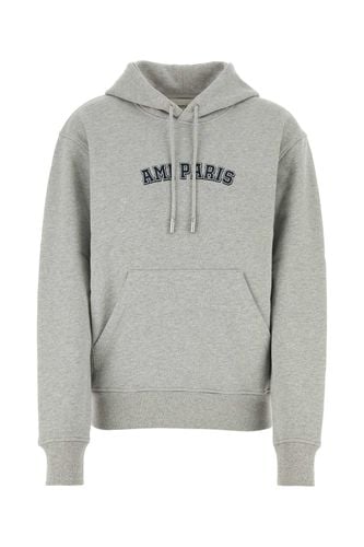 Grey Cotton Sweatshirt - Ami Alexandre Mattiussi - Modalova