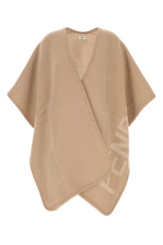 Fendi Antiqued Pink Wool Blend Cape - Fendi - Modalova