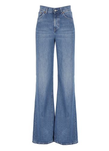 Dondup Blue Flared Jeans - Dondup - Modalova