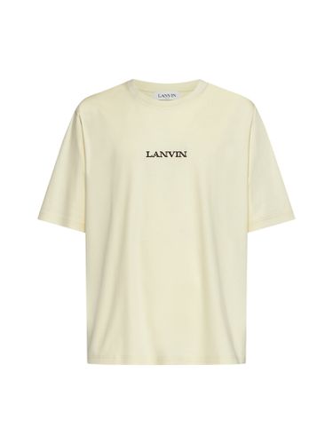 Lanvin Logo Cotton T-shirt - Lanvin - Modalova