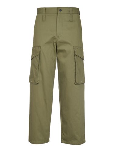 Studded Straight Leg Cargo Pants - MSGM - Modalova