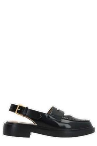 Cut Out Detailed Slingback Penny Loafers - Thom Browne - Modalova