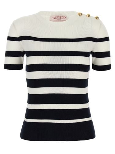 Valentino Striped Sweater - Valentino Garavani - Modalova