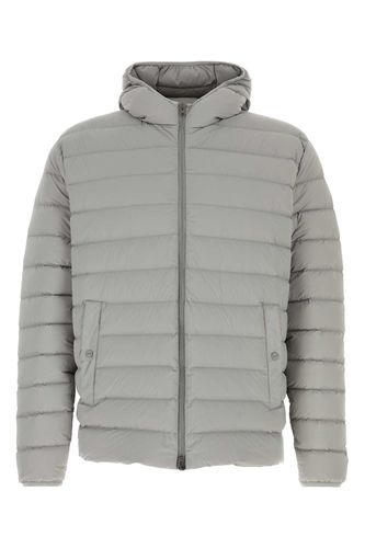 Light Grey Stretch Nylon Down Jacket - Herno - Modalova