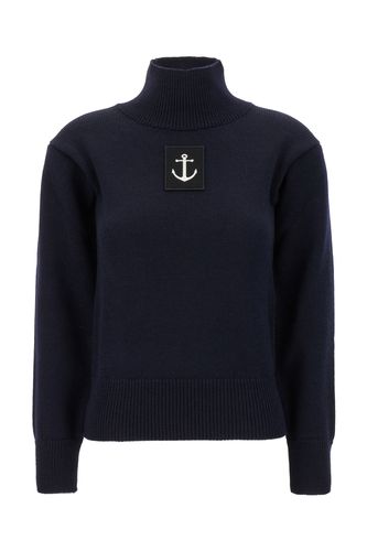 Midnight Blue Wool Sweater - Jil Sander - Modalova