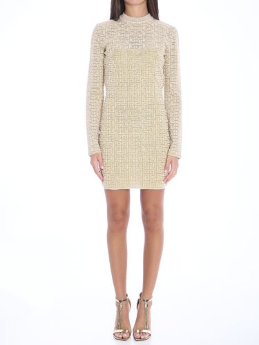 Balmain Pb Labyrinth Monogram Dress - Balmain - Modalova