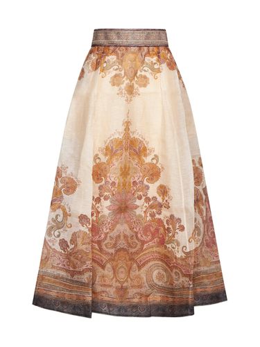 Zimmermann Illustration Midi Skirt - Zimmermann - Modalova