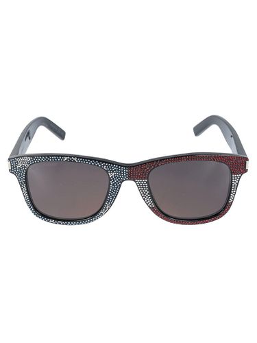 Square Frame Studded Sunglasses - Saint Laurent Eyewear - Modalova