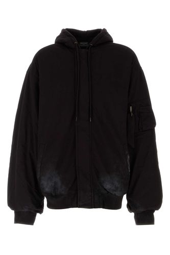 Black Cotton Oversize Sweatshirt - Balenciaga - Modalova