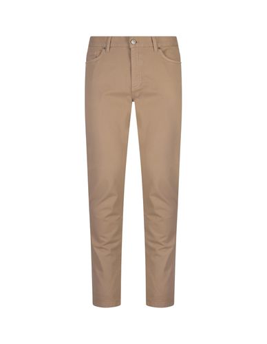 Beige Stretch Cotton Roccia Jeans - Zegna - Modalova