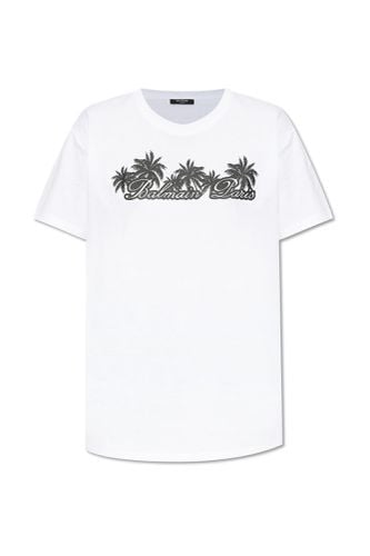 Balmain T-shirt With Logo - Balmain - Modalova