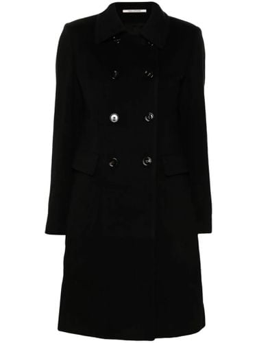 Black Virgin Wool-cashmere Blend Hennie Coat - Tagliatore - Modalova