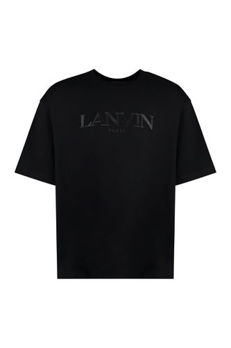 Lanvin Logo Cotton T-shirt - Lanvin - Modalova