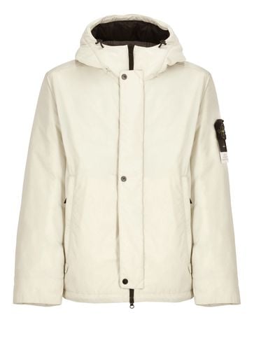 Putty Polyester Micro Twill Jacket - Stone Island - Modalova