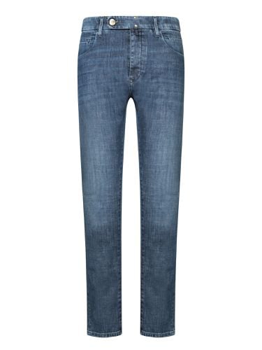 Incotex Tailored Blue Denim Jeans - Incotex - Modalova