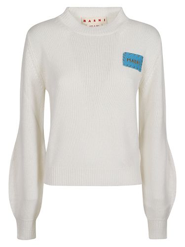 Long Sleeve Round Neck Sweater - Marni - Modalova