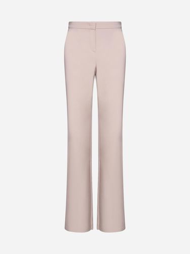 Viscose Flared Trousers - Giorgio Armani - Modalova