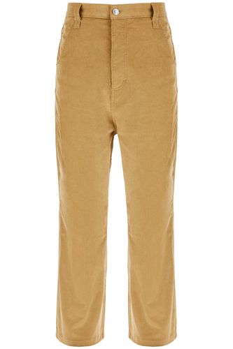 Baggy Corduroy Pants With Rib - Ami Alexandre Mattiussi - Modalova