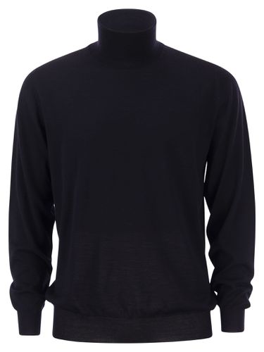 Turtleneck Sweater In Virgin Wool - Fedeli - Modalova