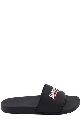 Logo Detailed Slip-on Slide - Balenciaga - Modalova