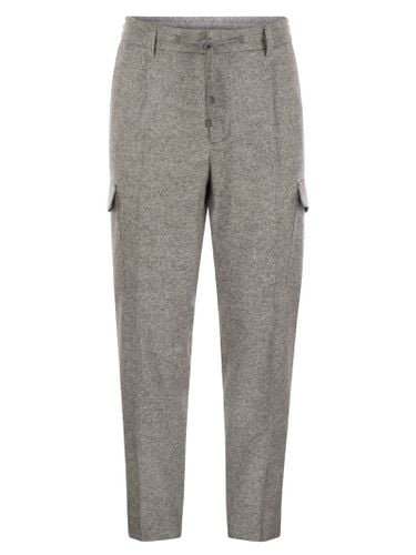 Wool, Silk And Cashmere Jogger Trousers - Peserico - Modalova