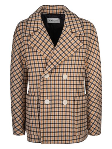 Lanvin Double-breast Check Jacket - Lanvin - Modalova