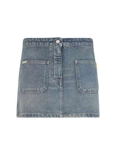 Courrèges Denim Mini Skirt - Courrèges - Modalova