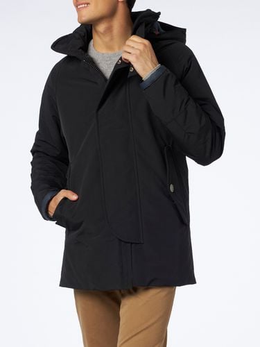 Man Anthracite Grey Hooded Parka Jacket Voyager - MC2 Saint Barth - Modalova