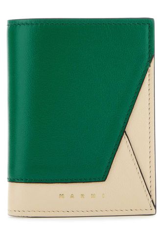 Marni Two-tone Leather Wallet - Marni - Modalova