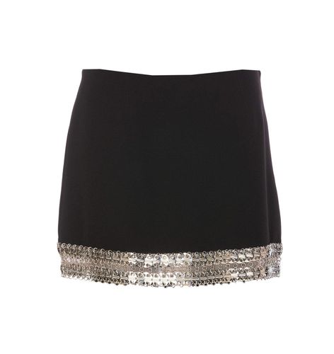 Eliot Crepe Embellished Mini Skirt - Pinko - Modalova