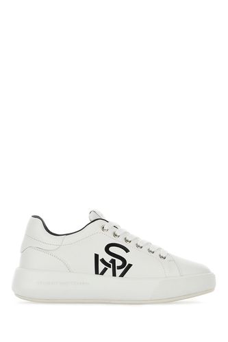 White Leather Sneakers - Stuart Weitzman - Modalova