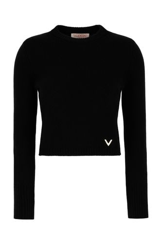 Black Cashmere Sweater - Valentino Garavani - Modalova