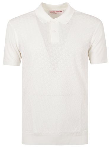 Jarrett Jacquard Knit Polo Shirt - Orlebar Brown - Modalova