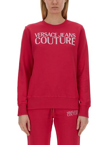 Sweatshirt With Logo - Versace Jeans Couture - Modalova