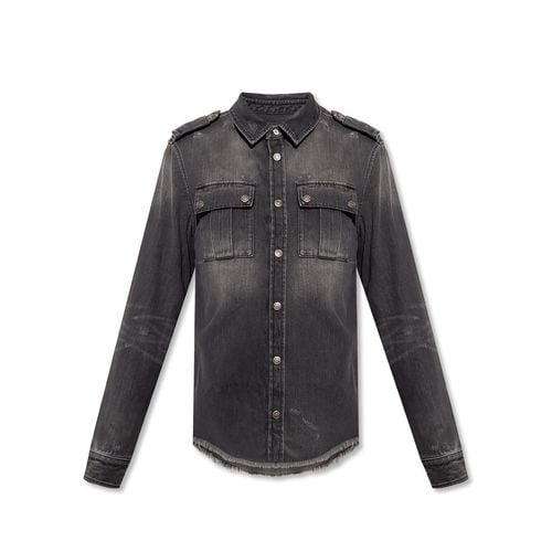 Balmain Denim Shirt - Balmain - Modalova