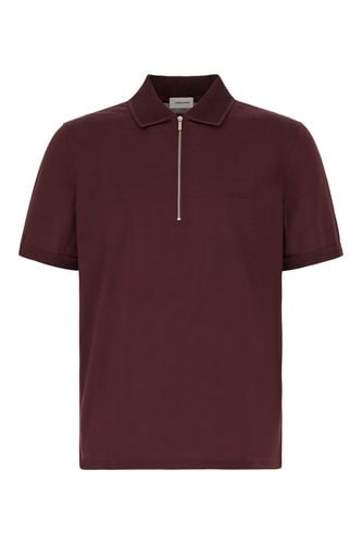 Ferragamo Grape Piquet Polo Shirt - Ferragamo - Modalova