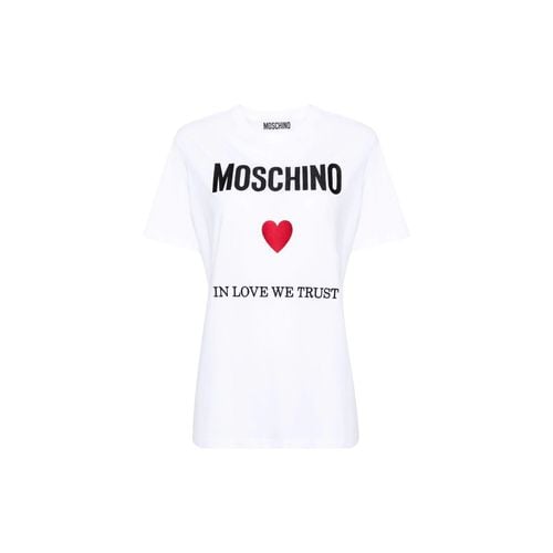 Couture In Love We Trust T-shirt - Moschino - Modalova