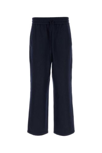 Midnight Blue Wool Pant - Ami Alexandre Mattiussi - Modalova