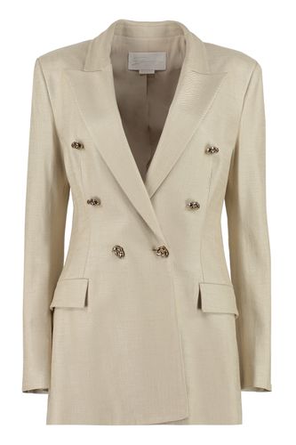 Stretch Double-breasted Blazer - Genny - Modalova