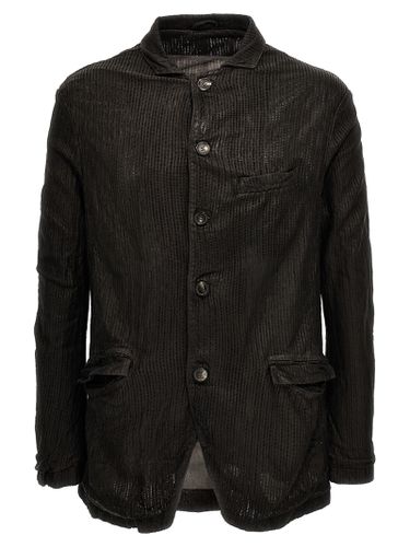 Openwork Leather Blazer - Giorgio Brato - Modalova