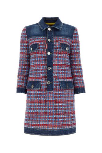 Bouclã And Denim Vintage Louisiana Dress - Dsquared2 - Modalova