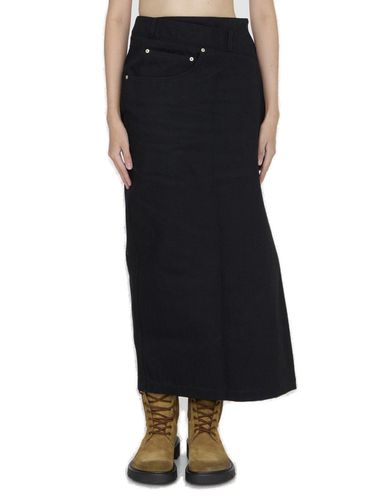 Deconstructed-designed Denim Midi Skirt - Loewe - Modalova