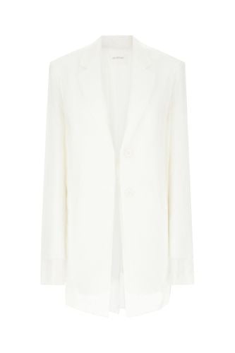 SportMax White Silk Blend Blazer - SportMax - Modalova